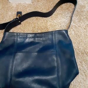 Coach navy blue purse